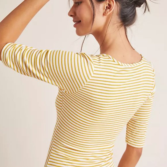 Anthropologie | NWT Ribbed Henley Bodysuit - Picture 12 of 14